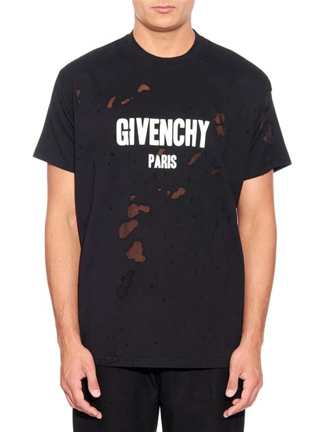 givenchy columbian-fit ribbon cotton t-shirt|Givenchy Columbian.